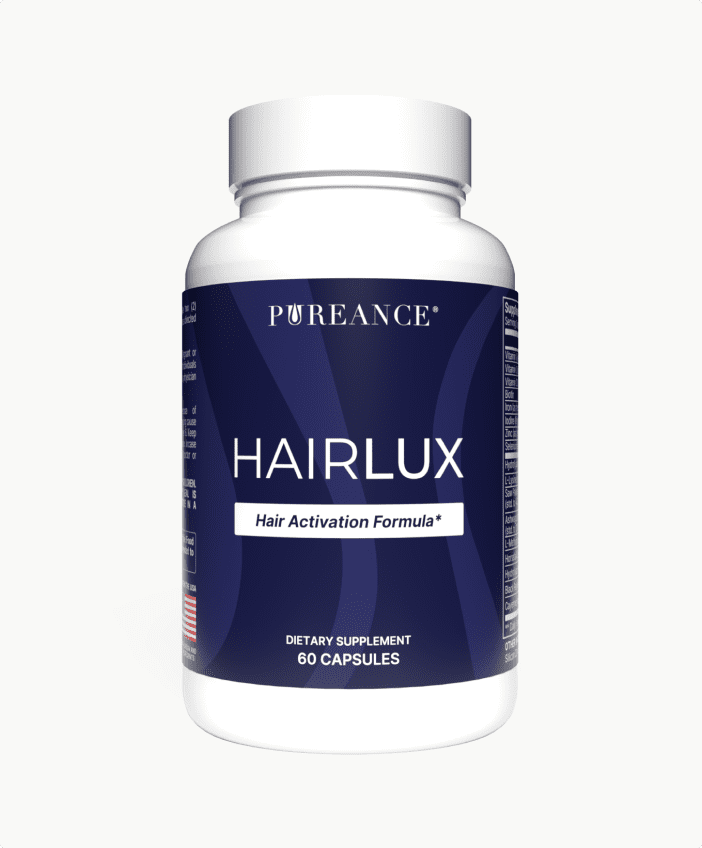 Pureance HairLux bottle - a supplement for hair growth
